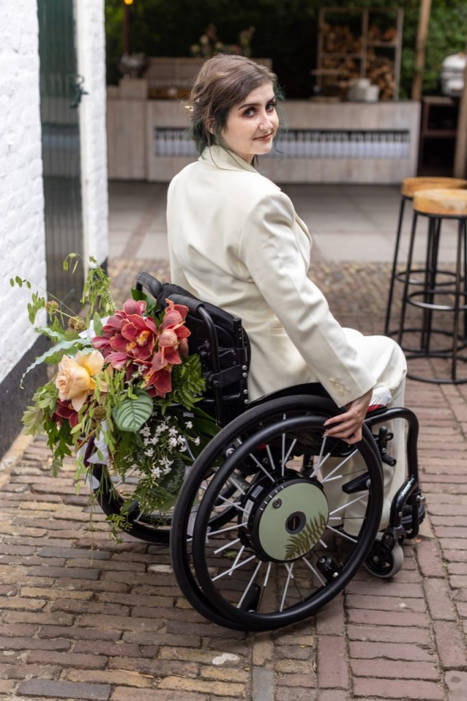 Bruiloft tips rolstoel versieren